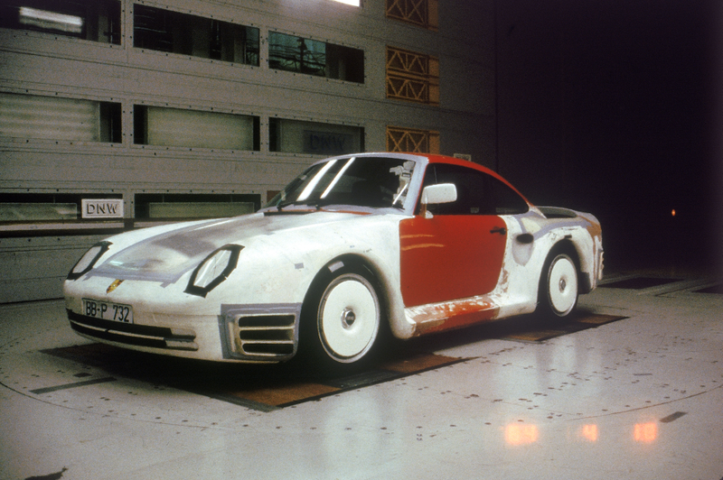 Porsche still has this C29 aero model from 1982, nicknamed the “Ottifanten”. All photos from Porsche’s Archives.